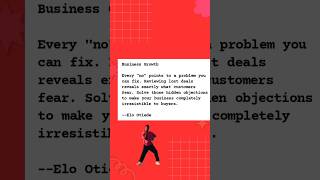 Business GrowthEvery "no" points to a problem you can fix.