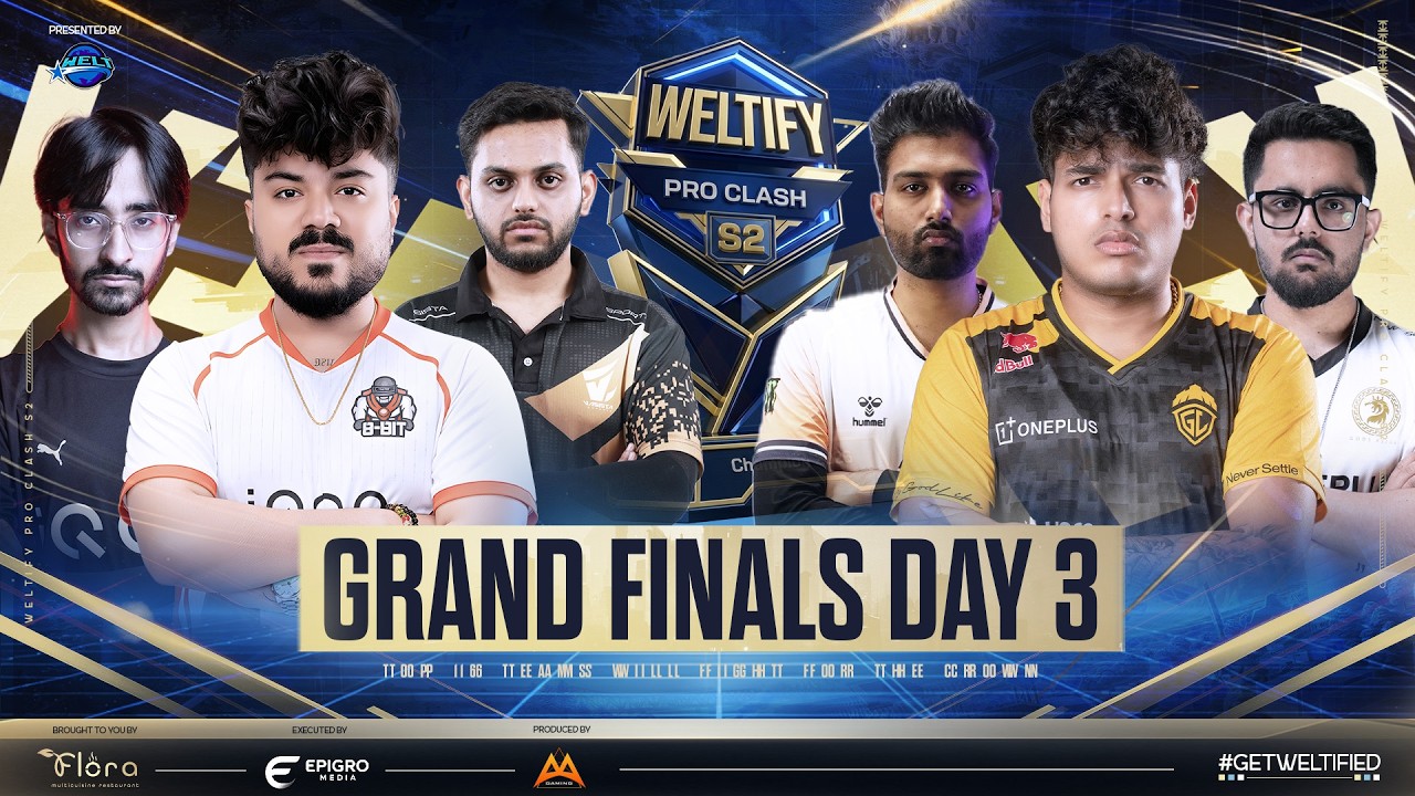 Weltify Pro Clash Season 2 | Grand Finals Judgement Day | #godlike #gdr #rntx #orangutan