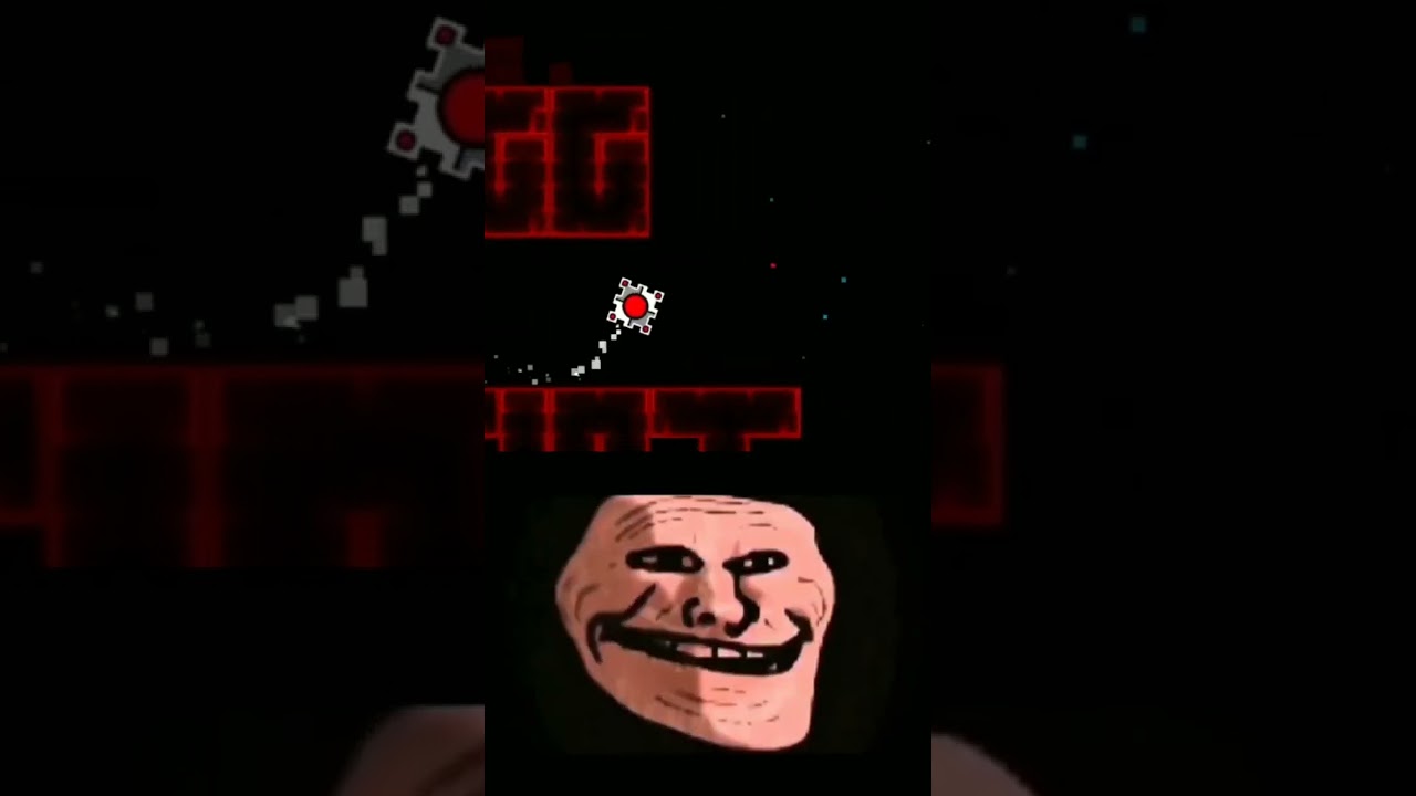 Bloodbath 99%   Troll Face meme in Geometry Dash  
