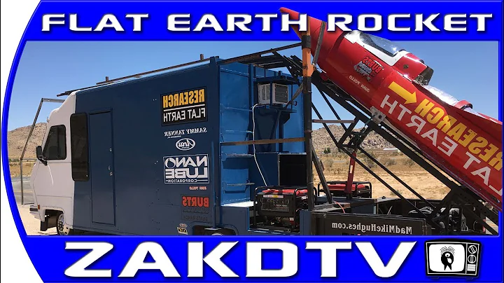 Flat Earther Launching Steam Powered Rocket . Mad Mike Hughs second rocket flight