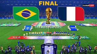 BRAZIL vs FRANCE - Final FIFA World Cup 2026 | Full Match All Goals | Simulation PES