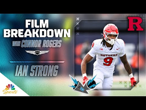 Rutgers wide receiver Ian Strong has been a 'monster' | Big Ten Film Breakdown | NBC Sports