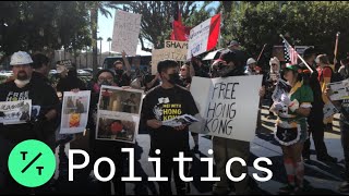 Hong Kong Protesters Rally at BlizzCon Gaming Convention