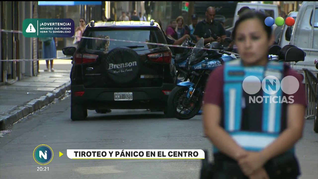 inseguridad ciudadana A los tiros en el centro porteño – Telefe Noticias