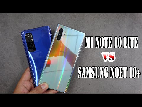 Xiaomi MI note 10 Lite vs Samsung Galaxy note 10 Plus | SpeedTest and Camera comparison