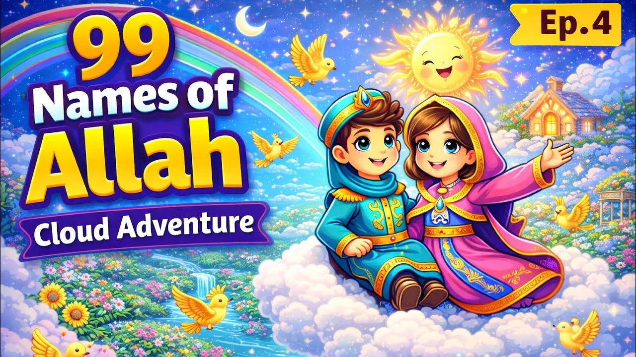99 Names of Allah – Asma Ul Husna for Kids 🌙 | Calm Islamic Learning (31–40)