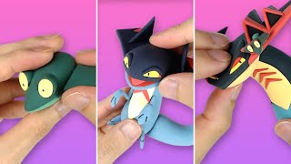 Pokémon Sword & Shield Clay Art: Building Dreepy line [Dreepy, Drakloak, Dragapult]
