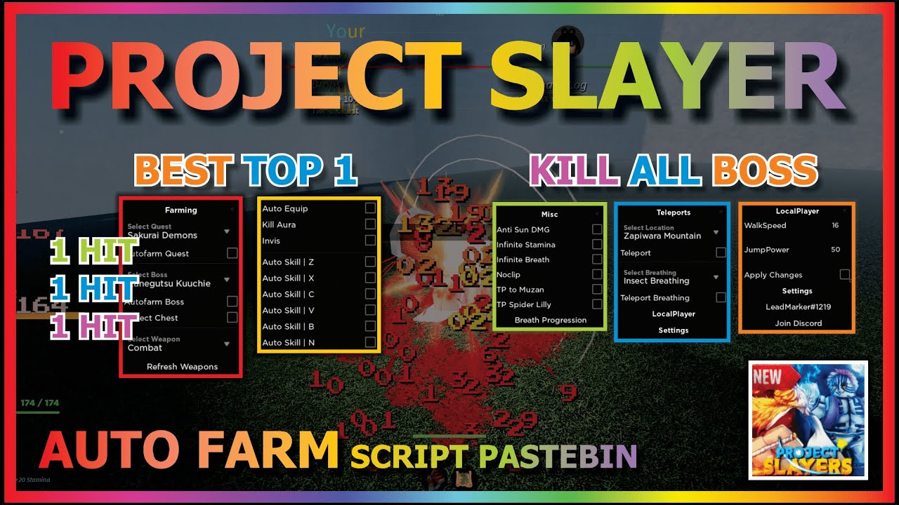 UPDATE 1] Project Slayers SCRIPT - AUTO FARM ATUALIZADO 