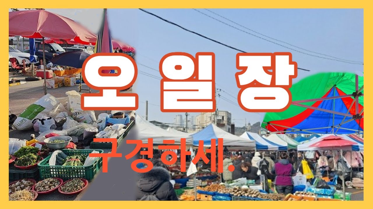 오일장 날 구경 - YouTube