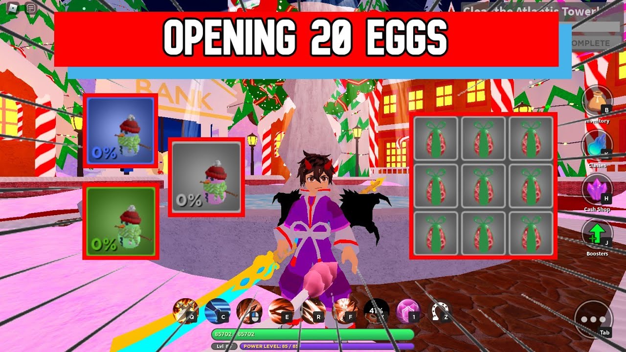 Opening 20 Holiday Eggs World Zero Roblox YouTube