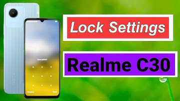 Realme C30 Screen Lock Setting ! Realme C30 Me Pattern Lock Kaise Lagaye ! Realme C30 Lock Settings