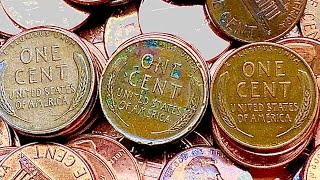 Pulling Wheat Pennies Out Of A Partial Box