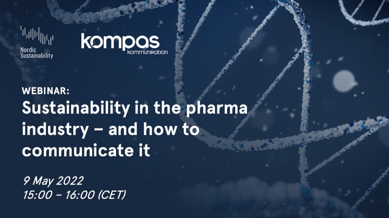 Sustainability in the pharma industry – and how to it - YouTube