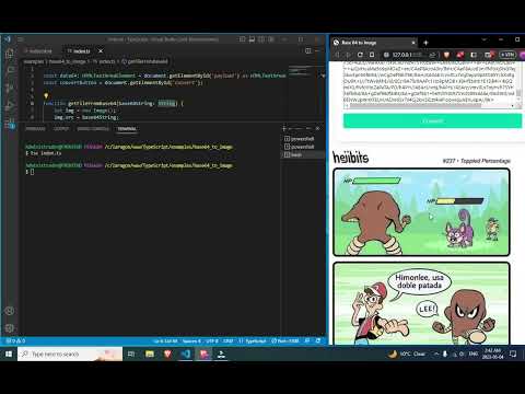 Convertir base64 a imagen (TypeScript)