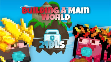 BEST MAIN WORLD DESIGN IN 2022! (FOR SUBSCRIBER!) Growtopia how to make a Main World