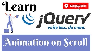 jQuery Lecture - 61 How To Give Animation On Scroll Tutorial in Hindi / Urdu