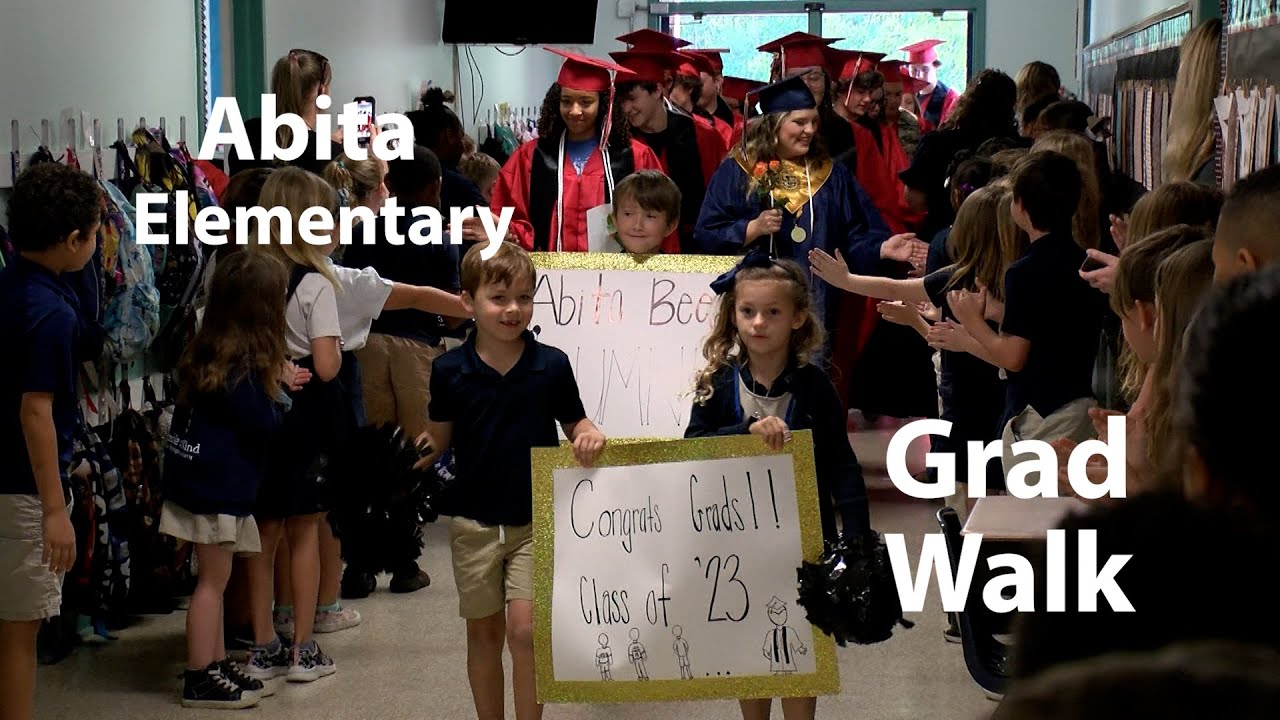 Abita Elementary Grad Walk 2023 YouTube