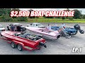 $2,500 Boat Challenge Ep.1 - Boat Ramp SMOOTH Operator Challenge (James Boat Catches Fire)