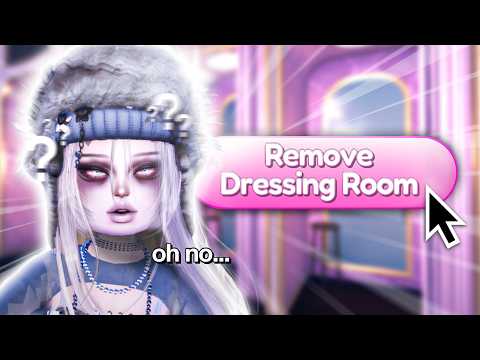 I Can't Use the DRESSING ROOMS in Dress to Impress...