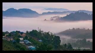 Timelapse 4K On Doi Mae Salong Mountain Chiang Rai, Thailand.