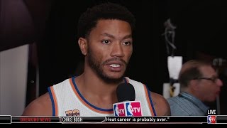 Derrick Rose Media Day Interview | Knicks | September 26, 2016 | 2016-17 NBA Season