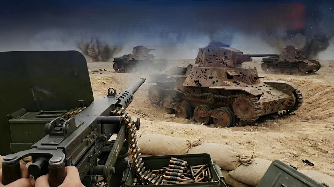 Střet s lehkým tankem Ha-Go očima amerických mariňáků | Válečný dokument