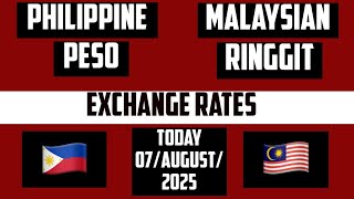 Peso To Ringgit Myr Today 7 August 2025 Ringgit Declines Amid Weak Demand And Global Uncertainty