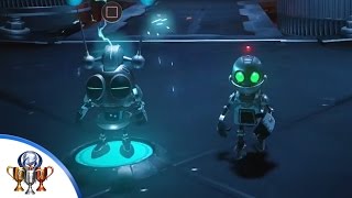 Ratchet & Clank Ps4 Clank Crusher Trophy - Crush 5 Gadgebots In The Crusher On Quartu
