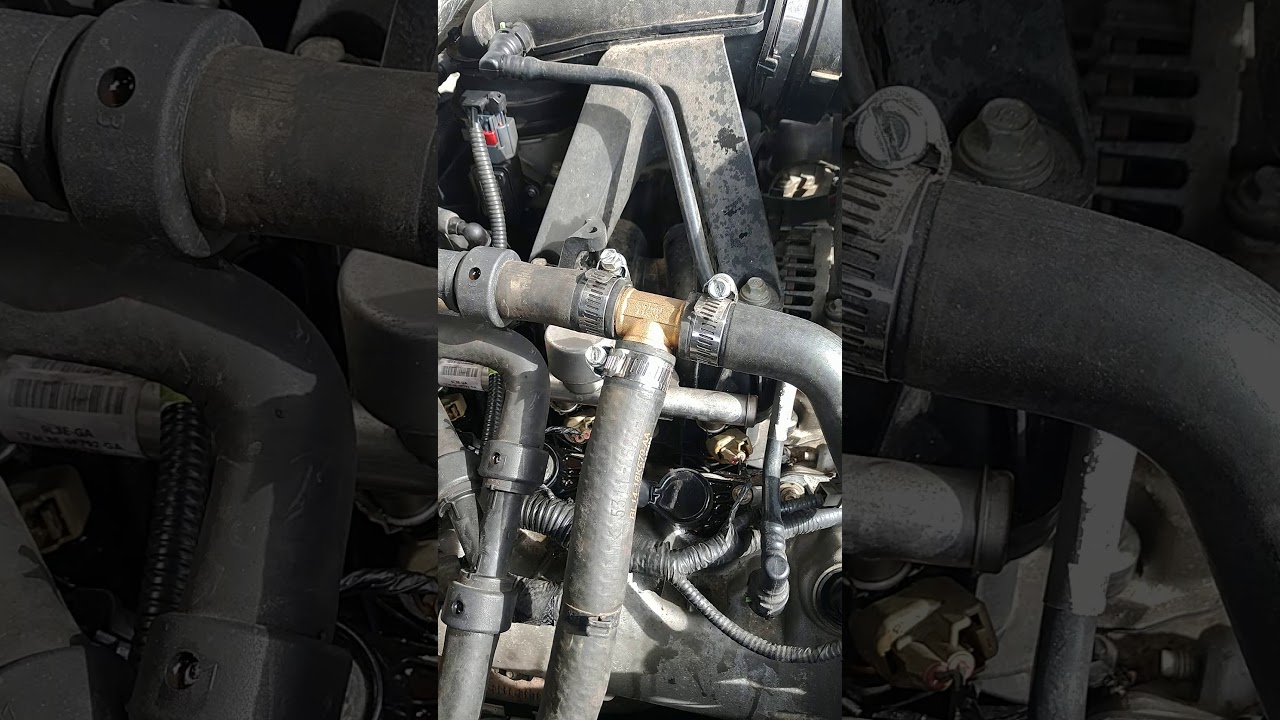 Ford radiator hose repair YouTube