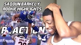 Saquon barkley rookie highlights | reaction