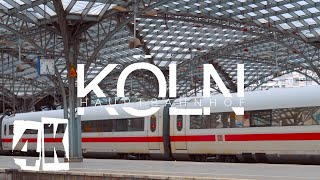 Vlaky v Německu 4K | Köln Hauptbahnhof