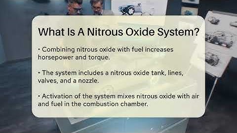 What Is A Nitrous Oxide System? - Car Performance Pros