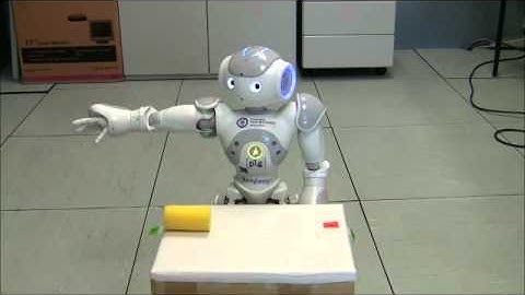 NAO locate object and grasp from top