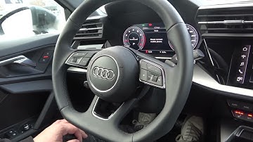 How to Enable or Disable Position Lights in Audi A3 8Y (2020 - ...) - Turn Position Lights On or Off