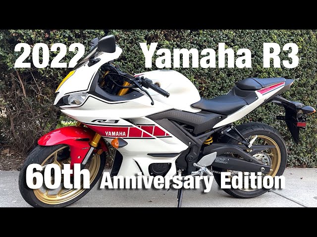 Yamaha YZF-R3 World GP 60TH Anniversary Edition na pista