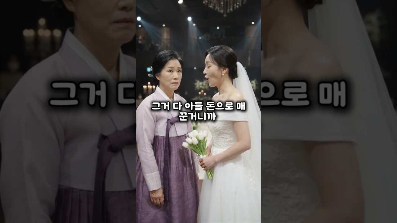 “어머니가 알아서 다 갚으세요” 결혼식 날 시어머니 협박하던 며느리... 잠시 후