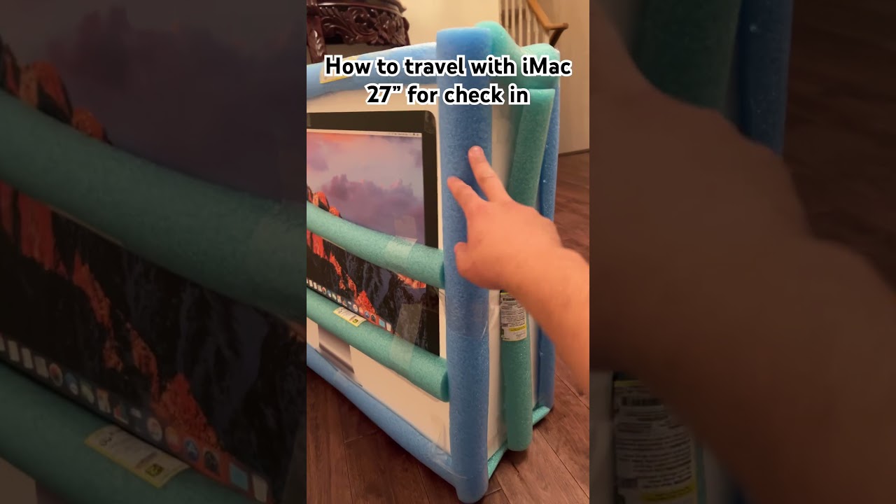 How to travel with iMac 27