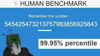 Programmer VS The Human Benchmark Test | Number Memory