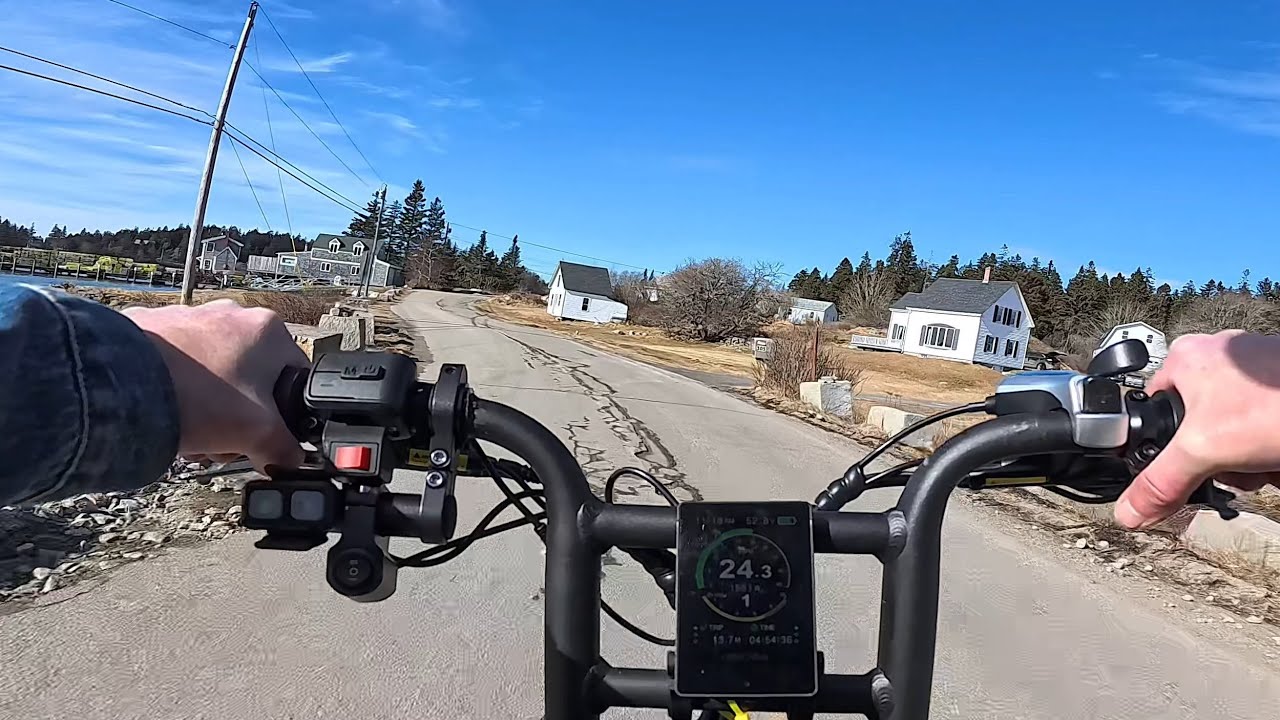 ARIEL RIDER GRIZZLY EBIKE RIDE VINALHAVEN,MAINE FEBRUARY 21,2024 YouTube