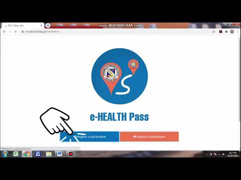 How to have an e-Health pass? (Province of Surigao del Norte)