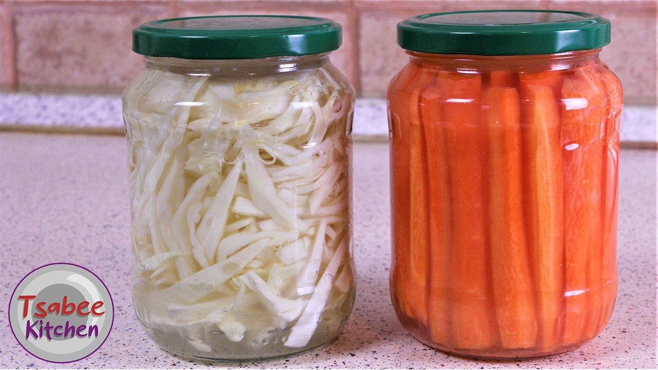 Natural PROBIOTICS from Vegetables - Fermented Carrots and Cabbage