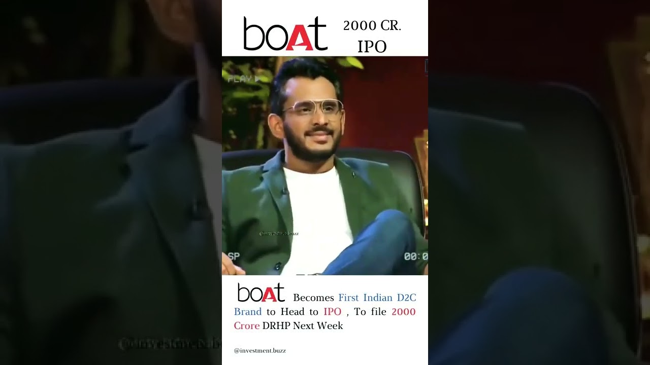 boat IPO,d2C, investment buzz"अमन गुप्ता, शार्क टैंक India,