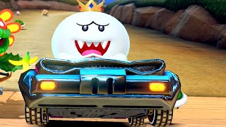 Мульт SUPER MARIO BABY VS BOO KING VS PIRANHA PLANT VS BOWSER VS MARIO KART 8 DX WAVE 6 VS 150CC