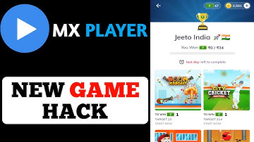MX Player New Game Hack Trick | Play And Earn Money |Unlimited score |2022