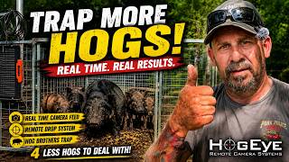 The BEST Hog Trap? Real-Time Remote Hog Trap Demo | Hog Brothers Trap Review &Feral Hog Control