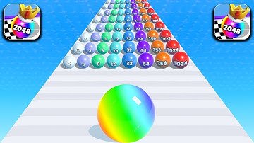 Marble Run, Ball Run 2048, Doll Design .. Satisfying Mobile Games Top TikTok Gameplay MAX LEVEL vwye