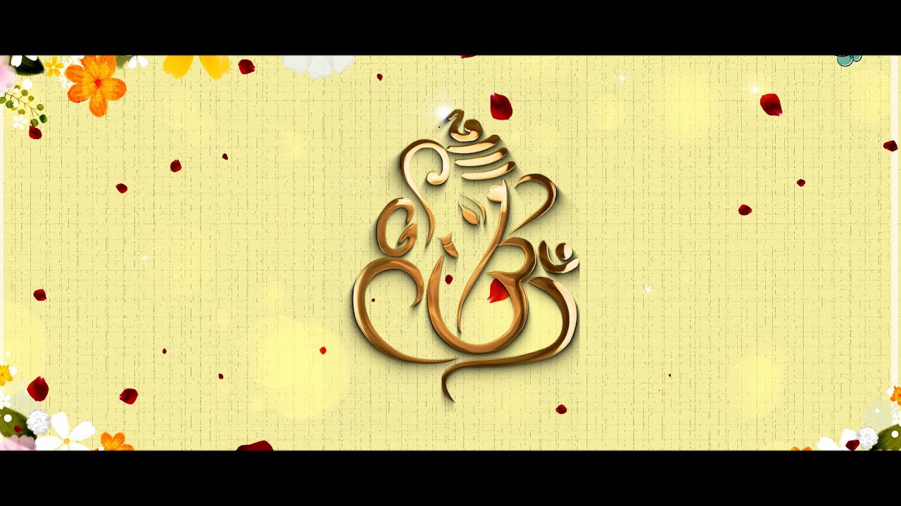 Wedding Invitation Without Text /Free Download / link in description/KM Creative Works