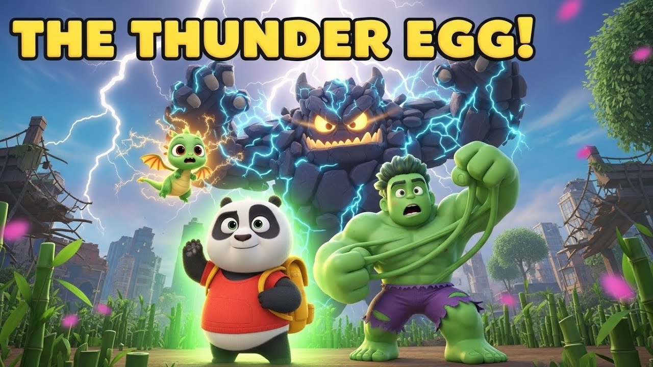 Панда Бао и Халк Кид объединяются, чтобы спасти громового дракона Запа в эпическом волшебном прик...