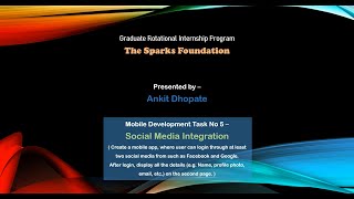 Social Media Integration ( Google & Facebook ) in Android Studio using Firebase