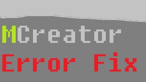 MCreator Error Fix For 1.5.2 And UP For  ZIP Install